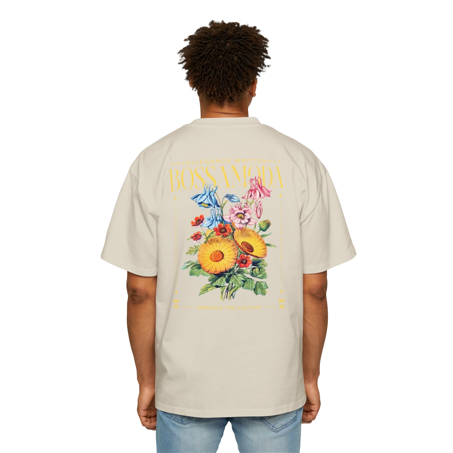 *Sophisticated Flower's Oversized Tee