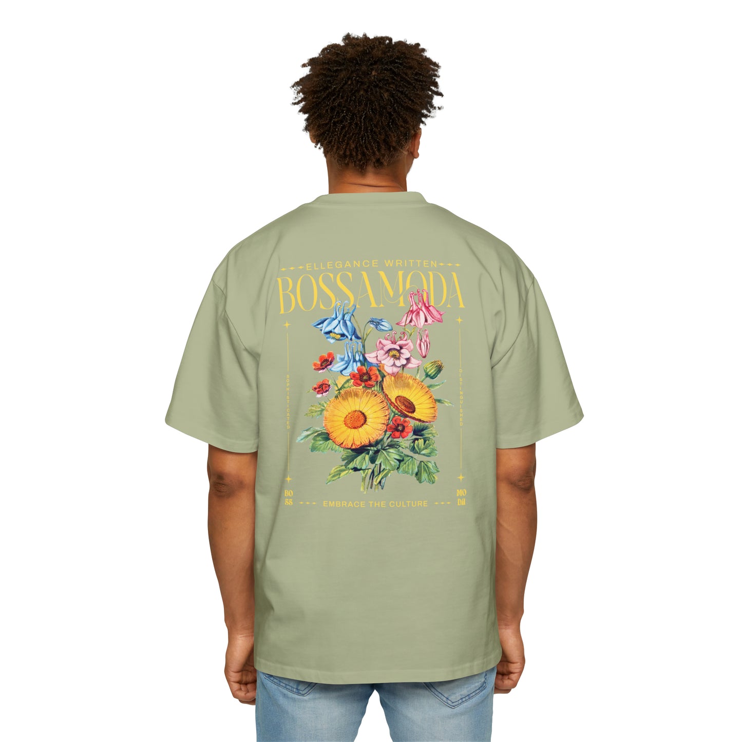 *Sophisticated Flower's Oversized Tee